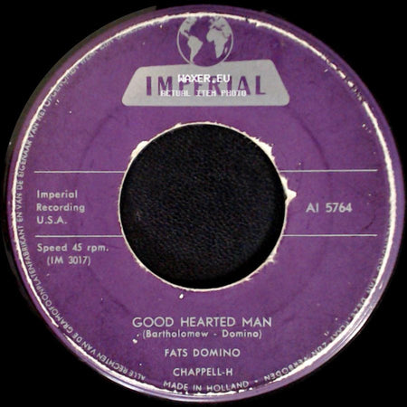 Fats Domino - Good Hearted Man / Let The Four Winds Blow side A