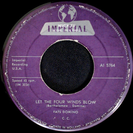 Fats Domino - Good Hearted Man / Let The Four Winds Blow side B