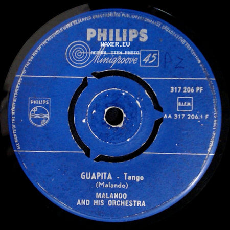 Malando And His Orchestra - Olé Guapa - Tango / Guapita - Tango side B