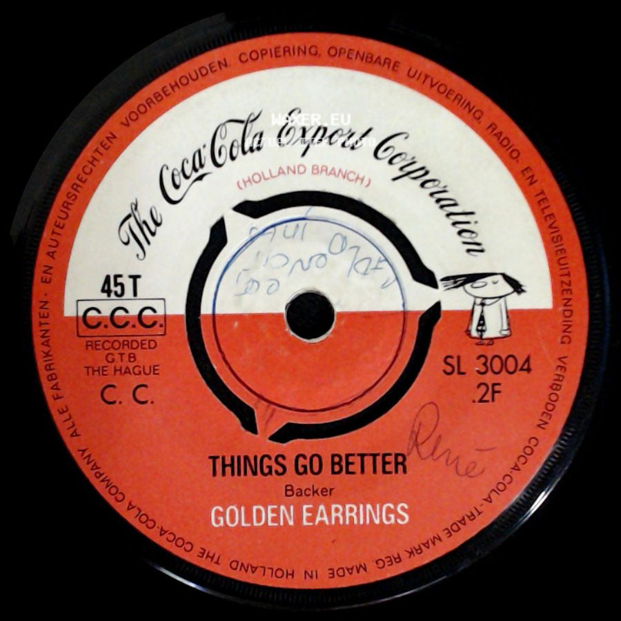 Golden Earrings - Things Go Better / Rum And Coca-Cola side A