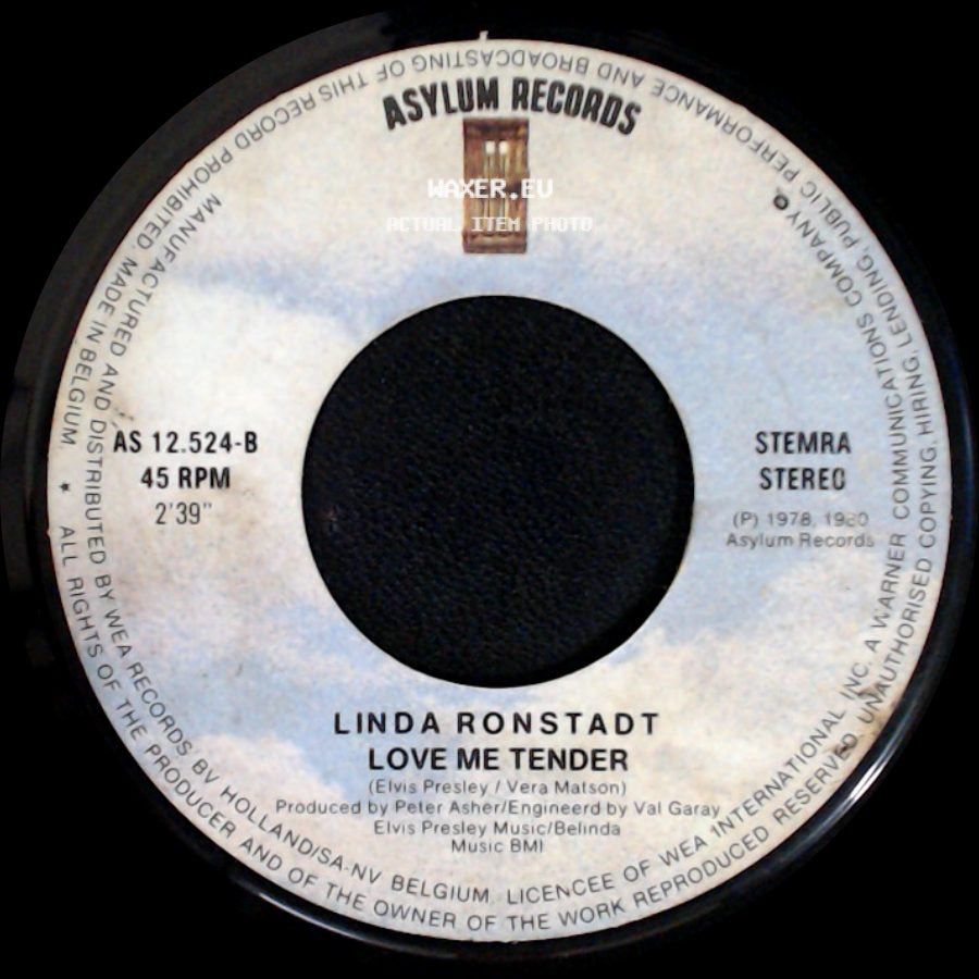 Linda Ronstadt - Blue Bayou / Love Me Tender side B