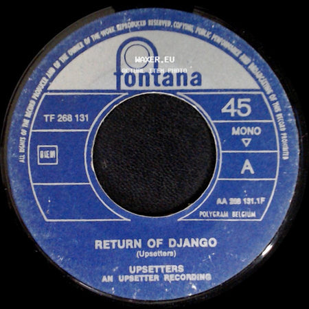 Upsetters - Return Of Django / Dollar In The Teeth side A
