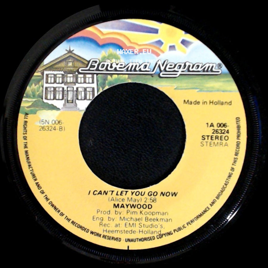 Maywood - You Treated Me Wrong / I Can't Let You Go Now side B