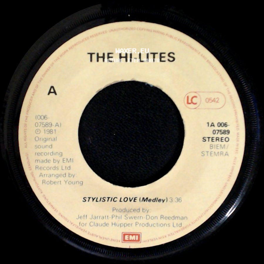 The Hi-Lites - If Music Be The Food Of Love / Stylistic Love (Medley) side B
