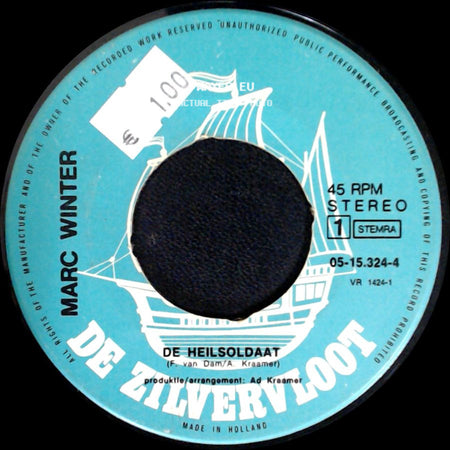 Marc Winter - De Straten Van De Stad / De Heilsoldaat side B