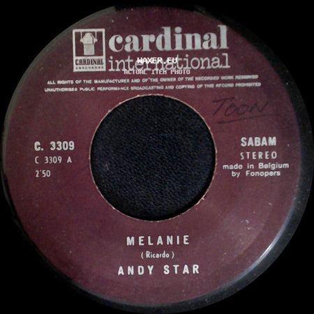 Andy Star - Melanie / Answer Me side A