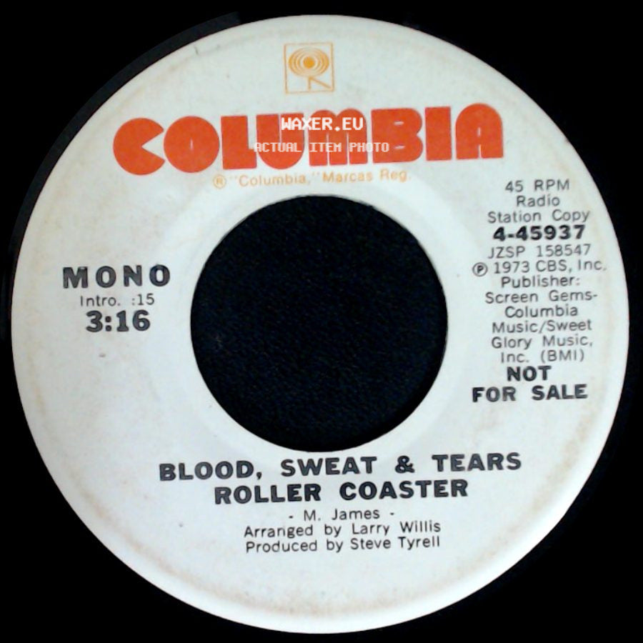 Blood, Sweat & Tears - Roller Coaster / Roller Coaster side A