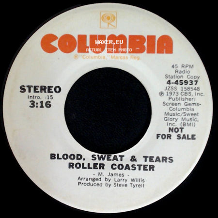 Blood, Sweat & Tears - Roller Coaster / Roller Coaster side B