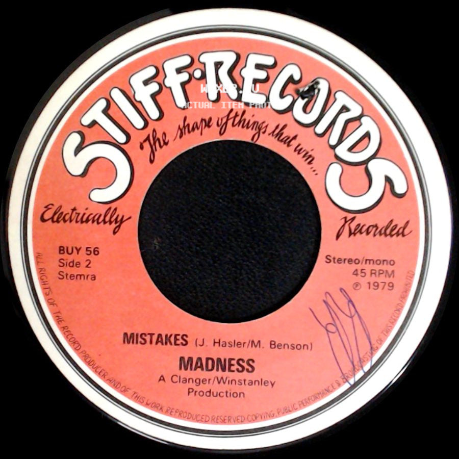 Madness - One Step Beyond... / Mistakes side B
