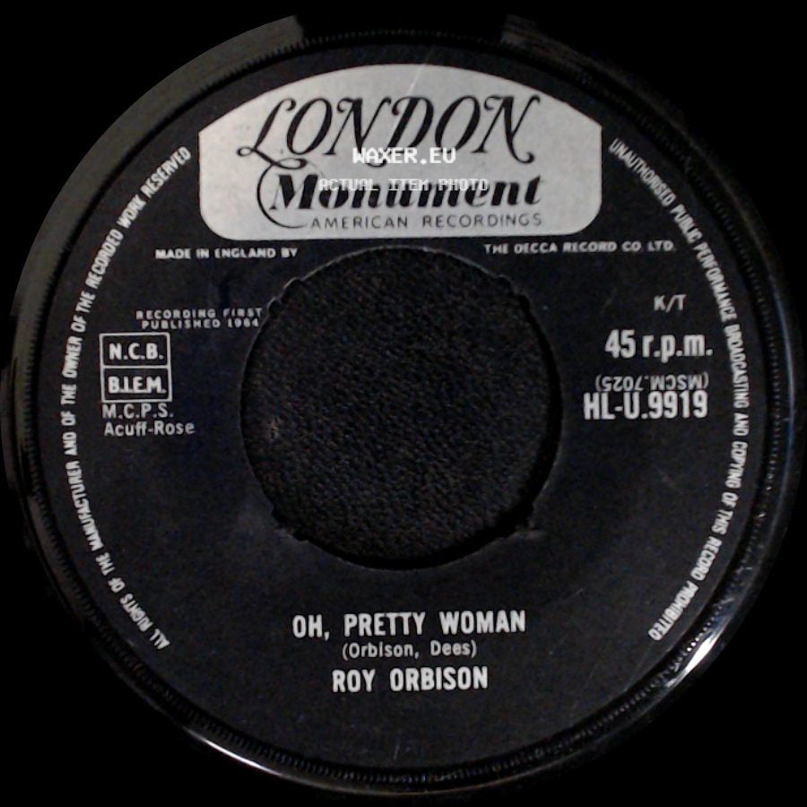 Roy Orbison - Yo Te Amo Maria / Oh, Pretty Woman side B