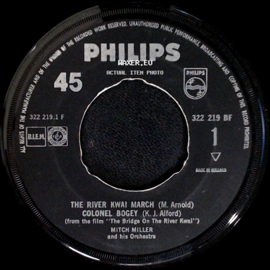 Mitch Miller And His Orchestra And Chorus / Mitch Miller And His Orchestra - The Bowery Grenadiers / The River Kwai March / Colonel Bogey side B