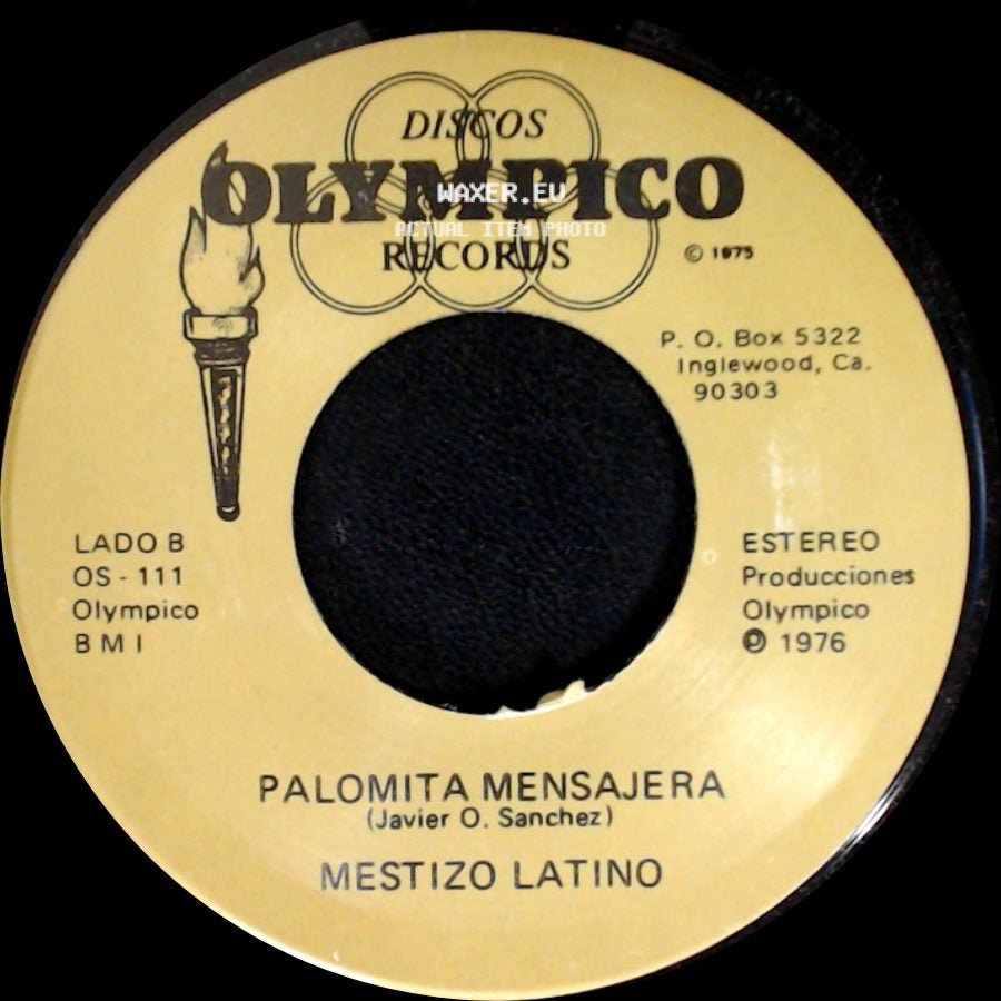 Mestizo Latino - Sufro Y Lloro / Palomita Mensajera side B