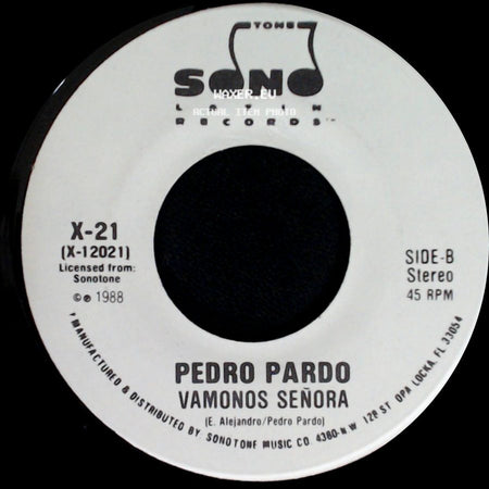 Pedro Pardo - Vamonos Señora / Vamonos Señora side B
