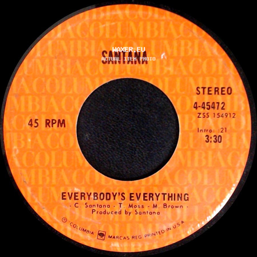 Santana - Guajira / Everybody's Everything side B