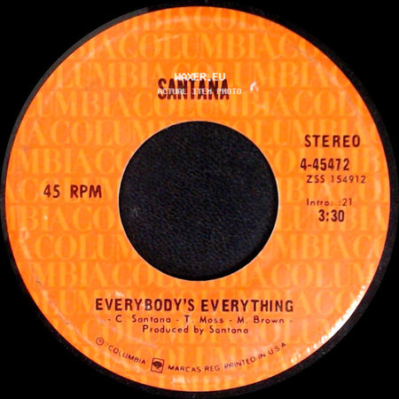 Santana - Guajira / Everybody's Everything side B