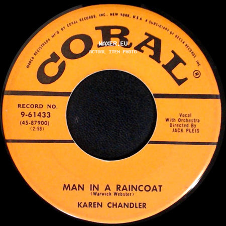Karen Chandler - Sentimental Fool / Man In A Raincoat side B