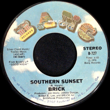 Brick - Dazz / Southern Sunset side B