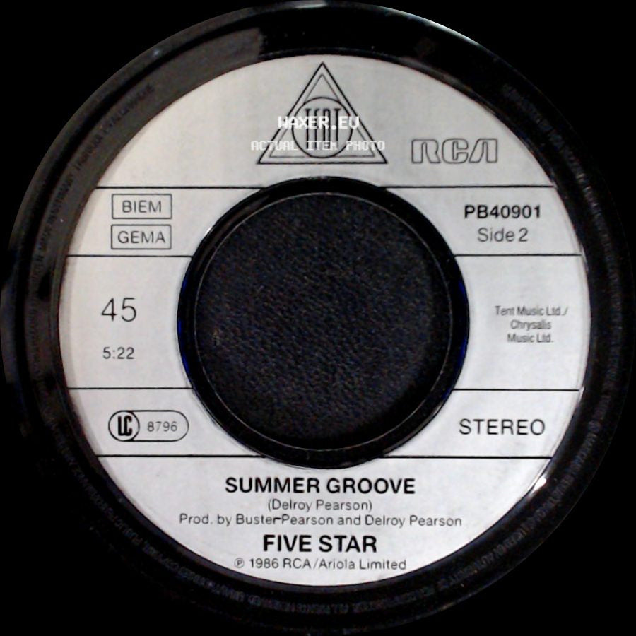 Five Star - Rain Or Shine / Summer Groove side B
