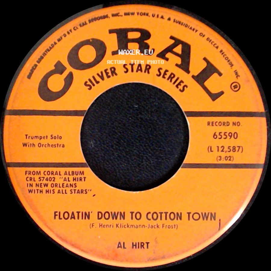 Al Hirt - After You've Gone / Floatin' Down To Cotton Town side B