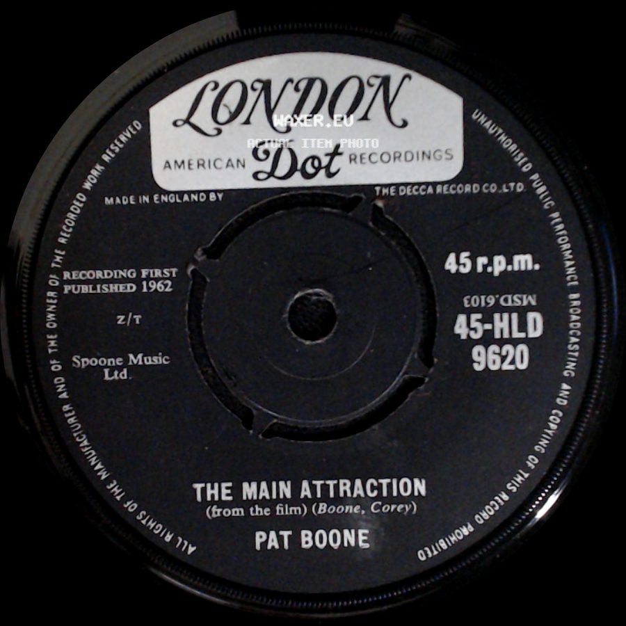 Pat Boone - The Main Attraction / Amore Baciami side A