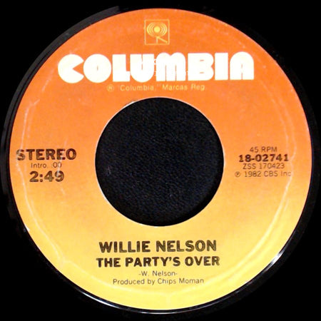 Willie Nelson - The Party's Over / Always On My Mind side A