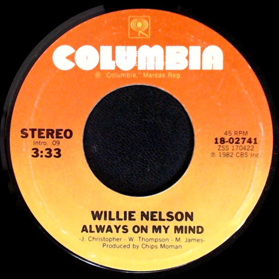 Willie Nelson - The Party's Over / Always On My Mind side B