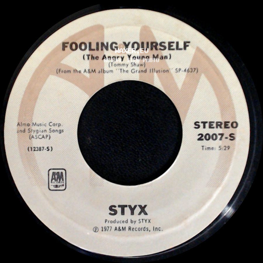 Styx - Fooling Yourself (The Angry Young Man) / The Grand Finale side A