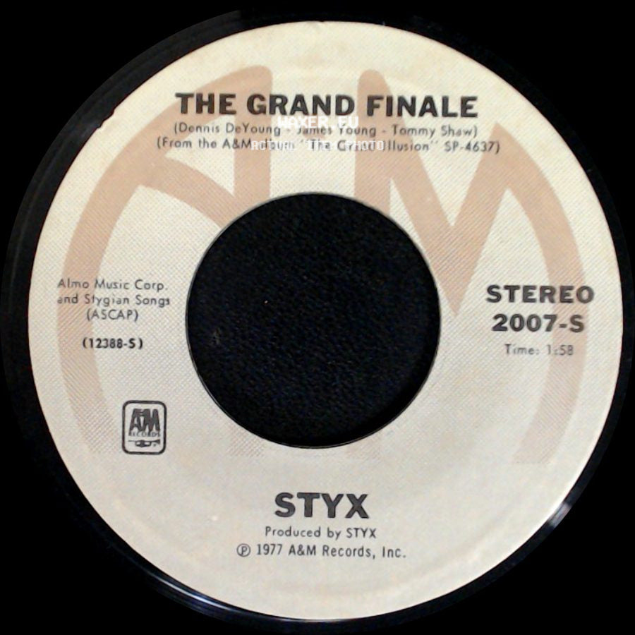 Styx - Fooling Yourself (The Angry Young Man) / The Grand Finale side B