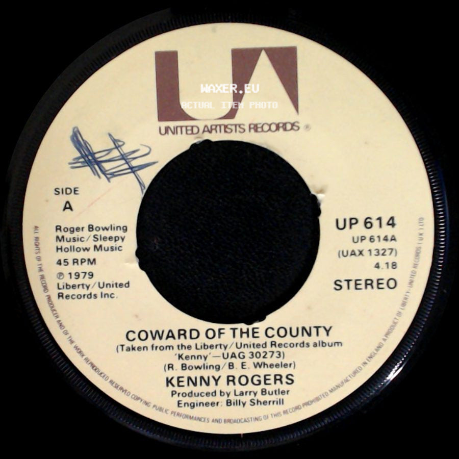 Kenny Rogers - Coward Of The County / I Want To Make You Smile side A