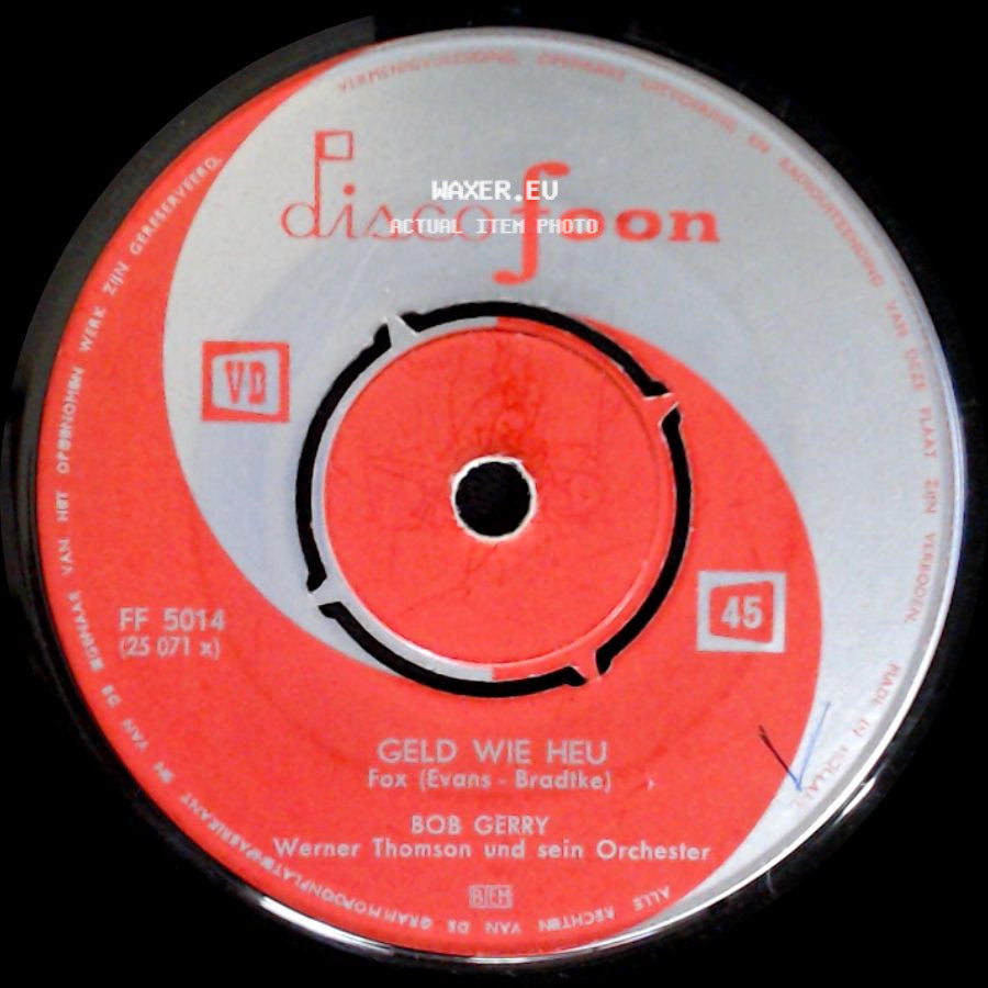 Romy Baumner / Bob Gerry Werner Thomson Und Sein Orchester - Zwei Kleine Italiener / Geld Wie Heu side B