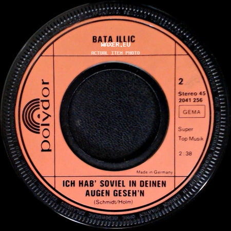 Bata Illic - Ich Hab' Soviel In Deinen Augen Geseh'n / Michaela side A