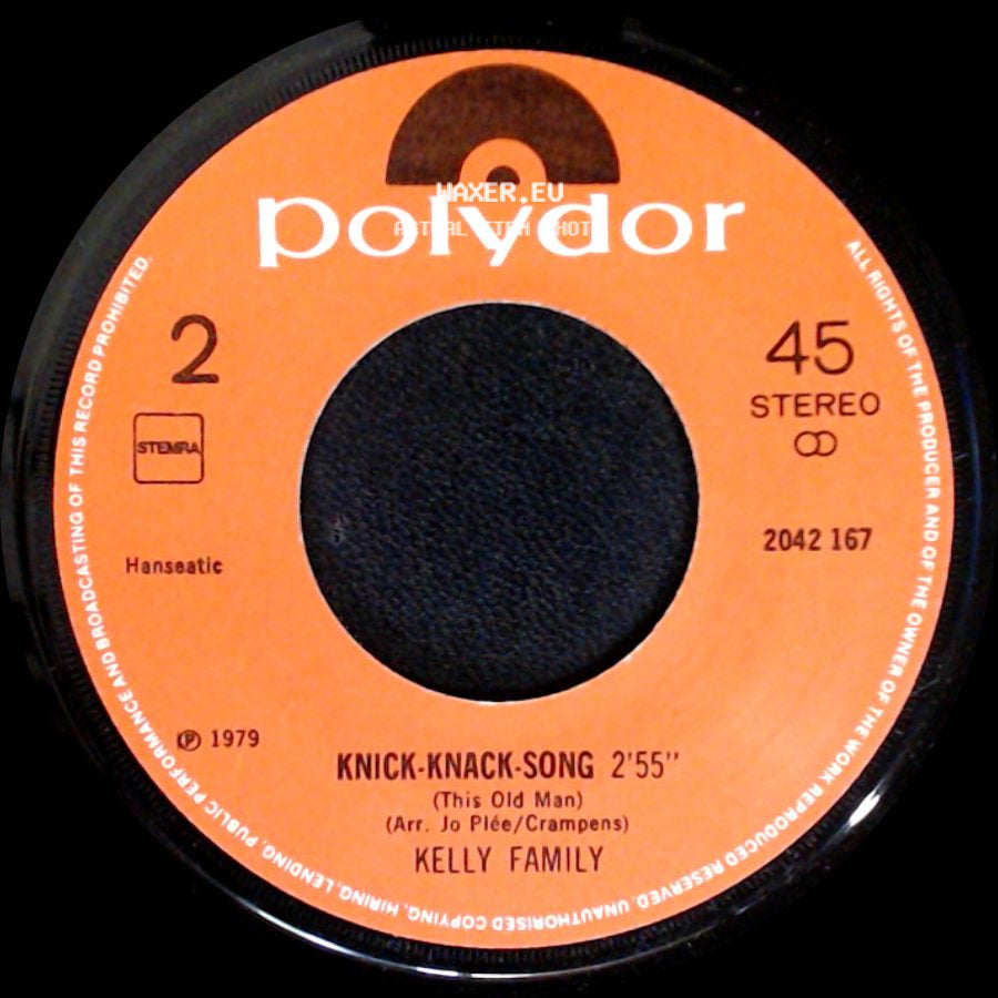 Kelly Family - David's Song / Knick-Knack-Song side B
