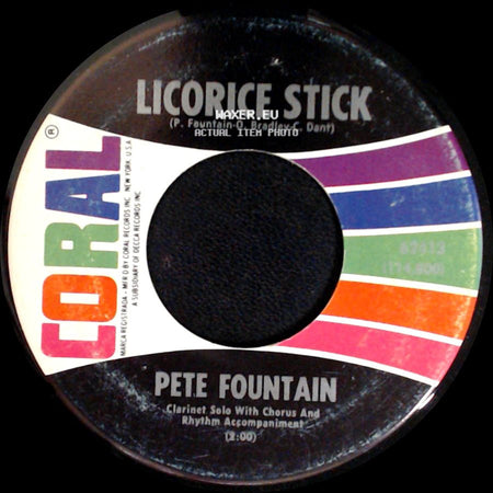 Pete Fountain - Estrellita / Licorice Stick side B