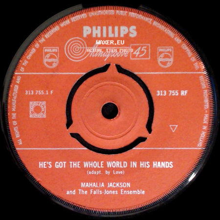 Mahalia Jackson And The Falls-Jones Ensemble - Didn't It Rain / He's Got The Whole World In His Hands (Adapt. By Love) side B