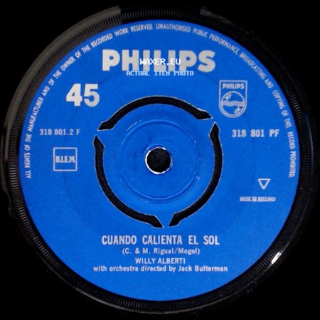 Willy Alberti - Cuando Calienta El Sol / Al Di Là side A