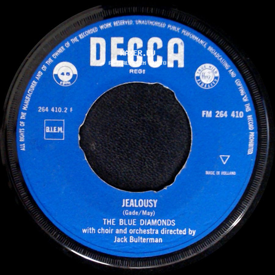The Blue Diamonds - Jealousy / Little Ship side A