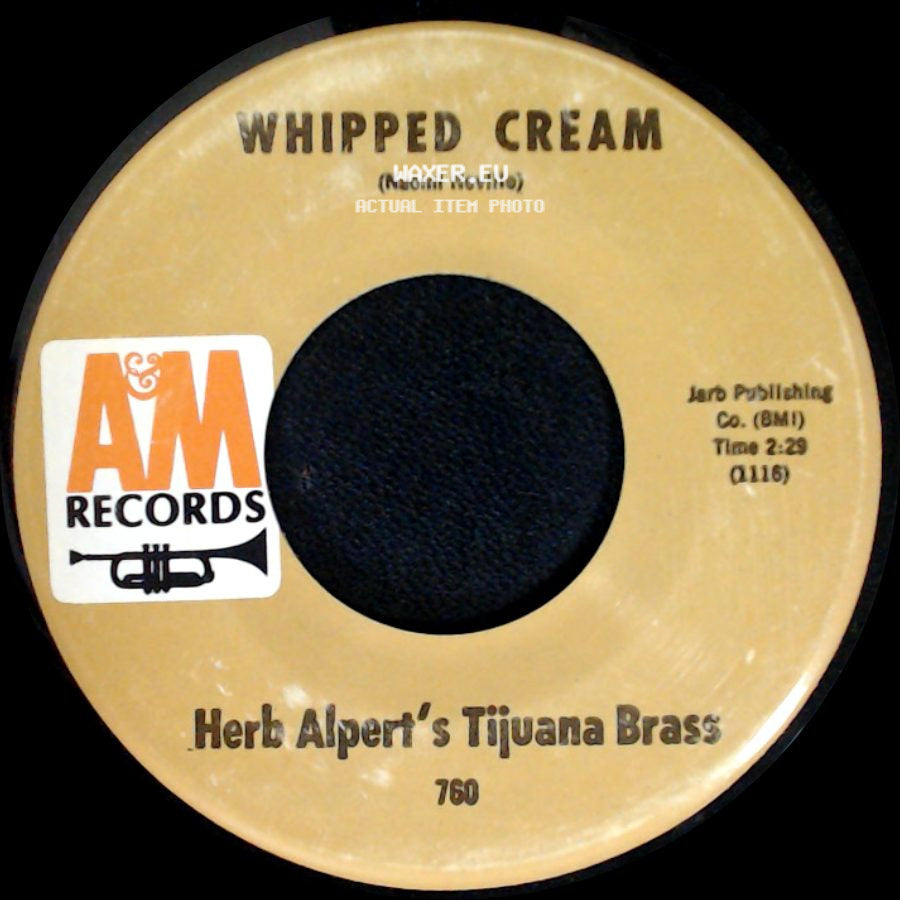 Herb Alpert's Tijuana Brass - Las Mañanitas / Whipped Cream side B