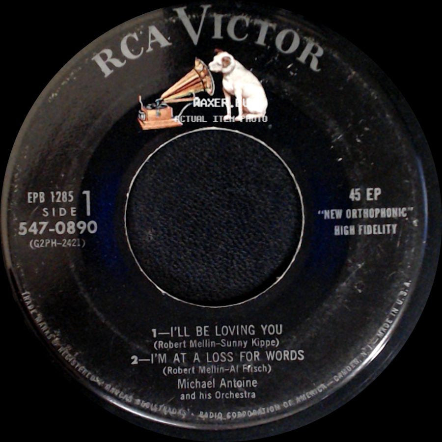 Michael Antoine And His Orchestra - 1--I Think Of You / 2--Say The Word / Unknown Title B side B