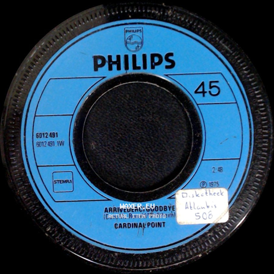 Cardinal Point - Arrivederci Goodbye / Daisy (You're Driving Me Crazy) side A