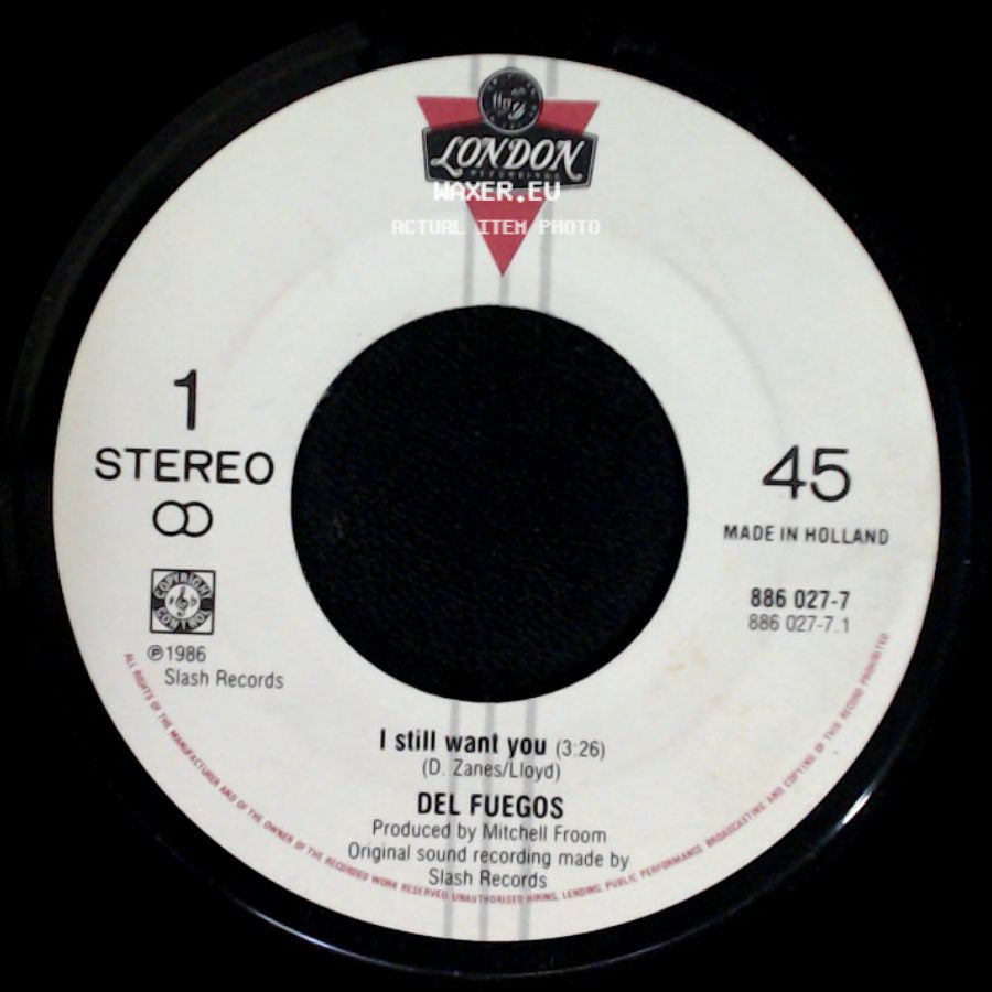 Del Fuegos - I Still Want You / Don't Run Wild side A