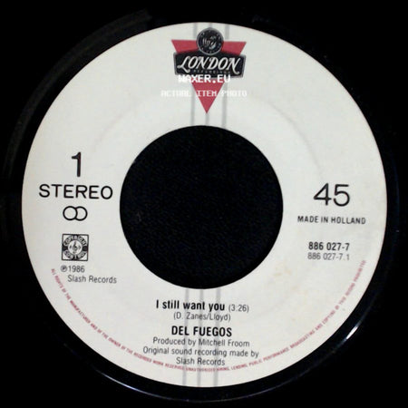 Del Fuegos - I Still Want You / Don't Run Wild side A