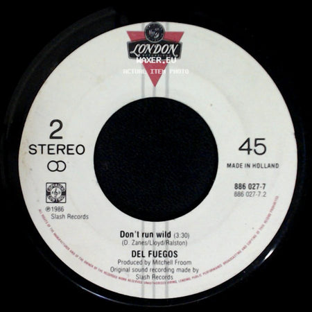 Del Fuegos - I Still Want You / Don't Run Wild side B