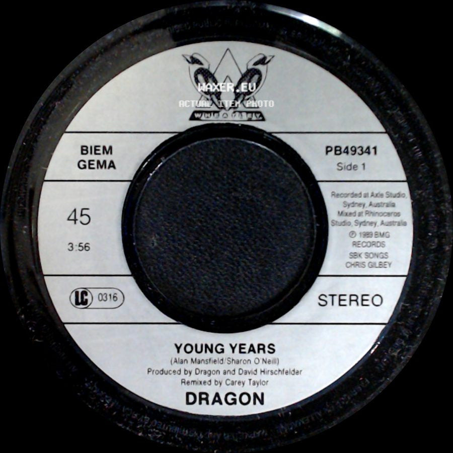 Dragon - Young Years / Runaway side A