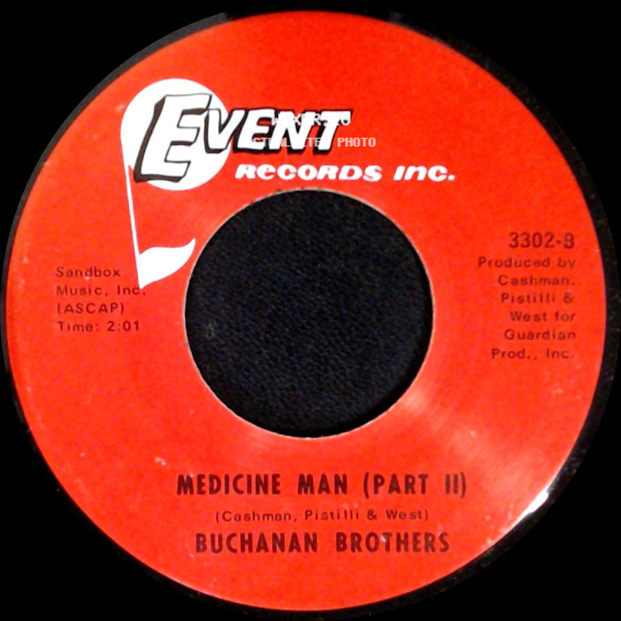 Buchanan Brothers - Medicine Man (Part 1) / Medicine Man (Part Ii) side B