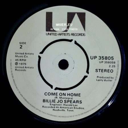 Billie Jo Spears - Blanket On The Ground / Come On Home side B