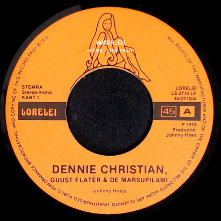 Dennis Christian, Guust Flater & De Marsupilami / Dennie Christian - Unknown Title A / Dennie's Danklied side A