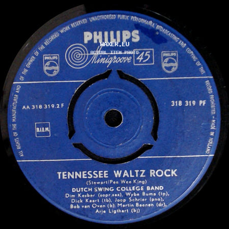 Dutch Swing College Band - Tennessee Waltz Rock / Tennessee Waltz Rock side A