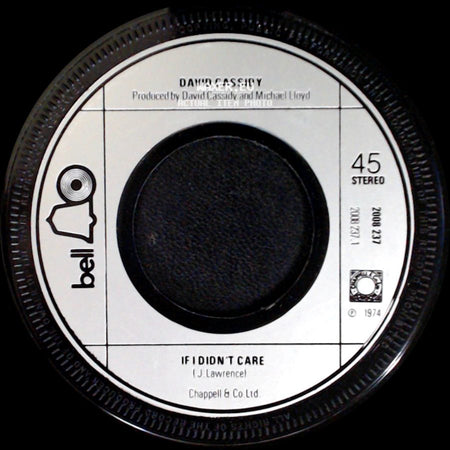 David Cassidy - If I Didn't Care / Frozen Noses side A