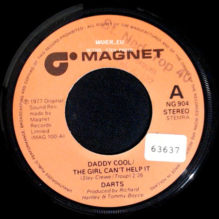 Darts - Daddy Cool / The Girl Can't Help It / Medley Excerpts side A