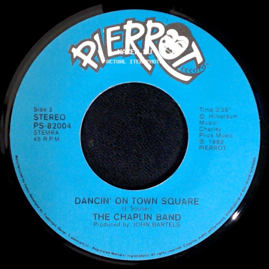 The Chaplin Band - Il Veliero / Dancin' On Town Square side B